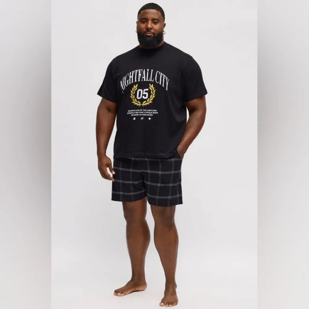 Night Fall Matching Lounge Short Set
